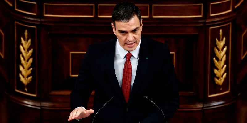 Il primo ministro spagnolo Pedro Sànchez (Mariscal / EFE Agency – Pool / Getty Images)
