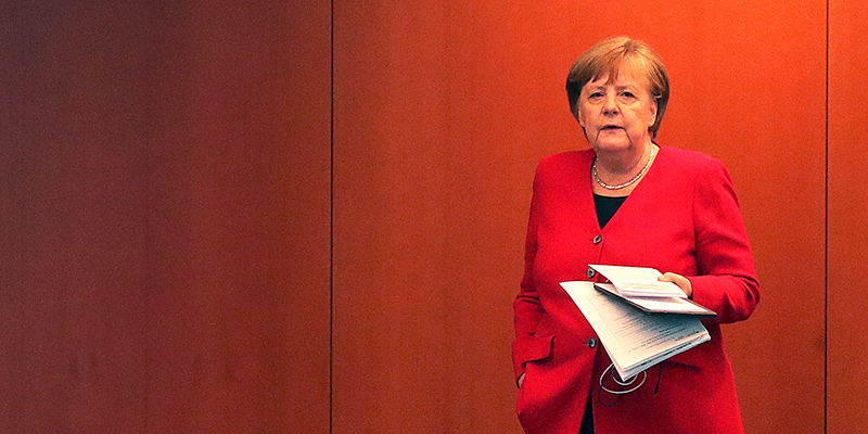 La cancelliera tedesca, Angela Merkel (AP Photo/Michael Sohn, pool)