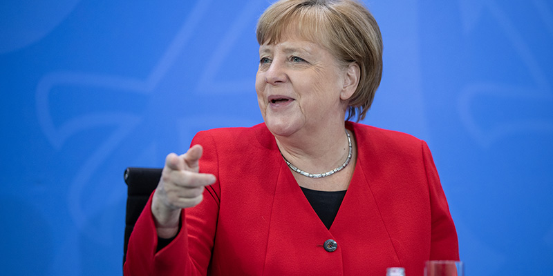 Angela Merkel, Berlino, 6 maggio 2020 (Andreas Gora - Pool/Getty Images)