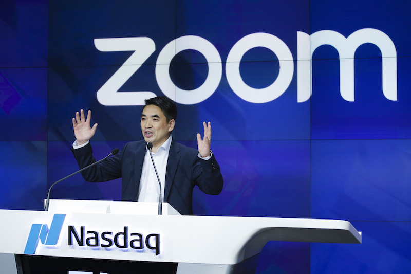 Il fondatore e CEO di Zoom Eric Yuan. (Kena Betancur/Getty Images)