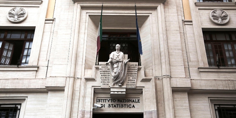 La sede centrale dell'Istat in via Cesare Balbo a Roma in una foto diffusa dall'ufficio stampa dell'Istituto nazionale di statistica, 25 settembre 2019 (ANSA/UFFICIO STAMPA ISTAT)