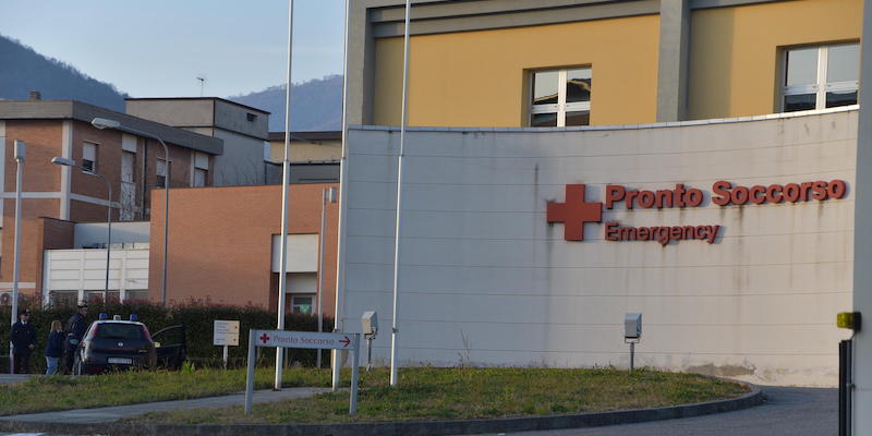 L'ospedale di Alzano Lombardo (ANSA/Tiziano Manzoni)