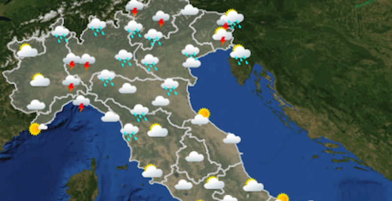 Le previsioni meteo per domenica 7 giugno