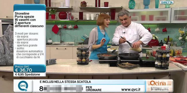 Una televendita di QVC