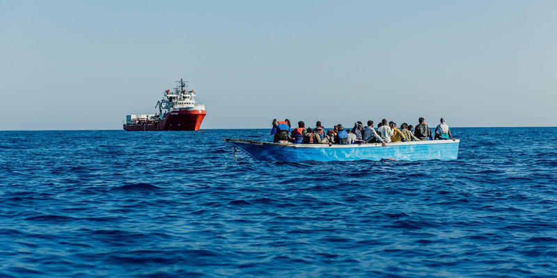 (Flavio Gasperini/SOS Mediterranee/ANSA)