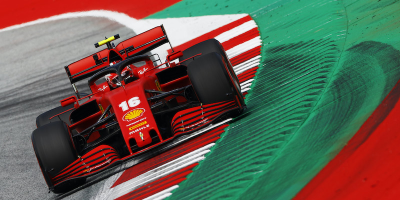 Charles Leclerc nelle prove libere a Spielberg (Leonhard Foeger/Pool via Getty Images)