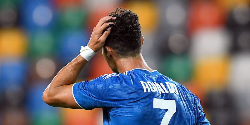 Cristiano Ronaldo durante Udinese-Juventus (Alessandro Sabattini/Getty Images)