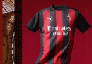 La nuova maglia del Milan per il 2020/2021