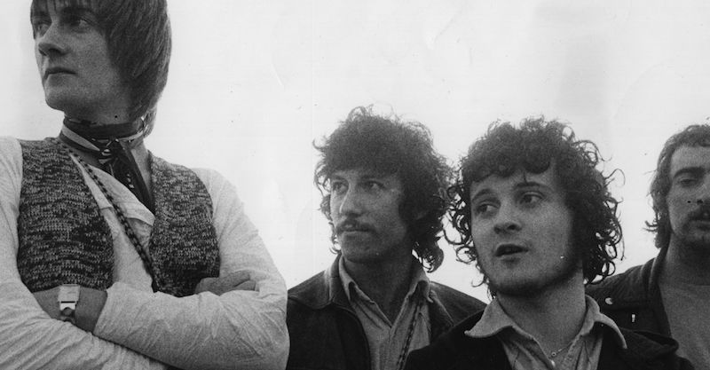 Peter Green, al centro, insieme 
a Mick Fleetwood (sinistra), Jeremy Spencer and John McVie, nel 1968 (Keystone Features/Getty Images)