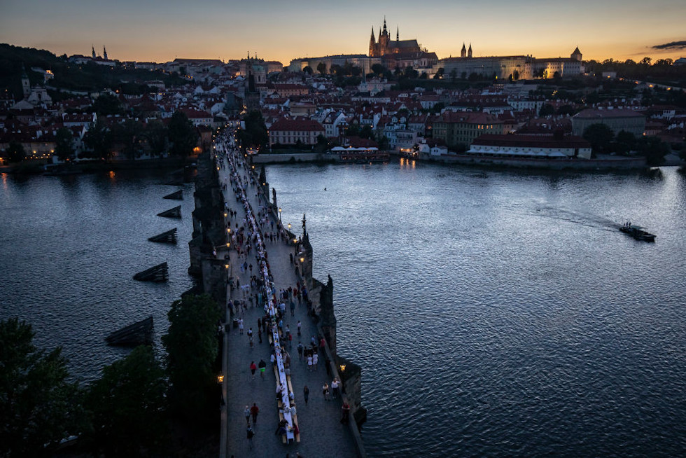 A Praga c'è stata una grossa festa per celebrare 