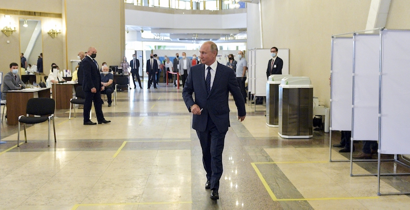 Il presidente russo Vladimir Putin (Alexei Druzhinin, Sputnik, Kremlin Pool Photo via AP)