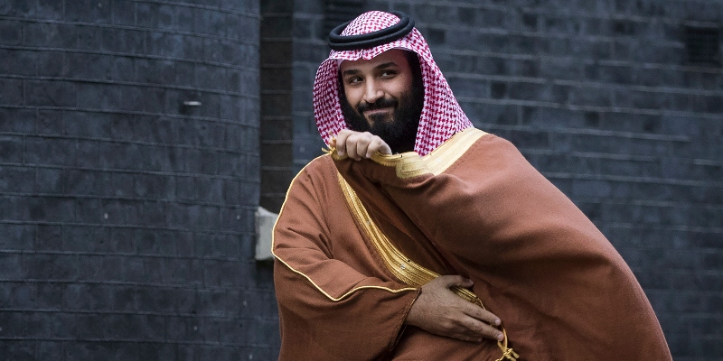 Il principe ereditario saudita Mohammed bin Salman a Londra il 7 marzo 2018 (Dan Kitwood /Getty Images)