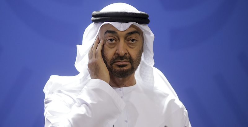 Mohamed Bin Zayed, principe ereditario dell'emirato di Abu Dhabi (AP Photo/Markus Schreiber)