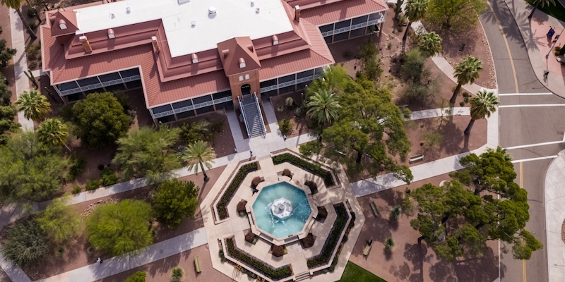 Il campus dell'Università dell'Arizona (Profilo Twitter dell'università)