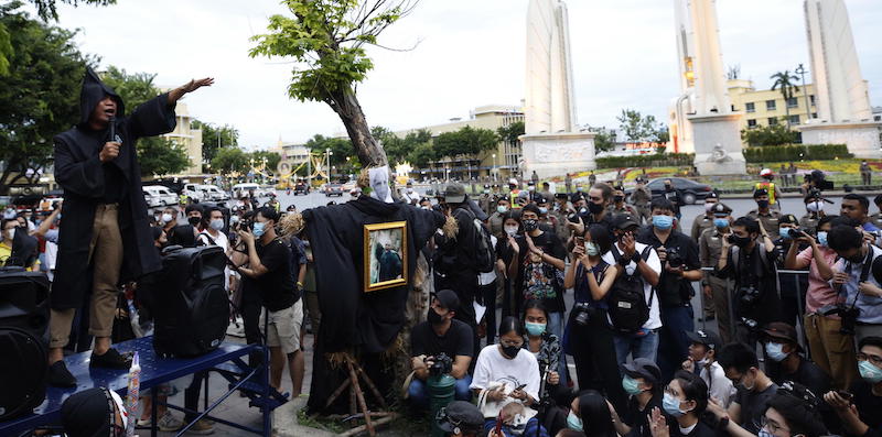 Bangkok, 3 agosto 2020
(EPA/NARONG SANGNAK / ANSA)