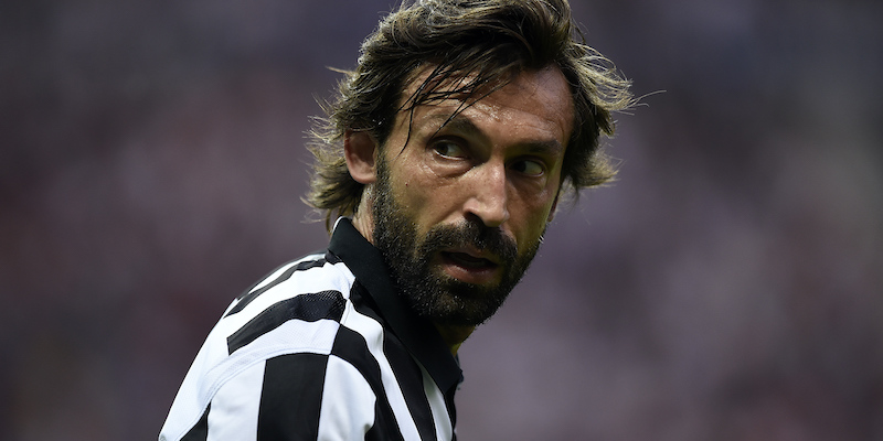 Andrea Pirlo con la Juventus nel 2015 (LaPresse/Fabio Ferrari)