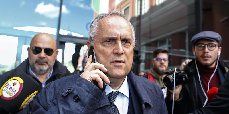 Il presidente della Lazio Claudio Lotito potrebbe diventare senatore