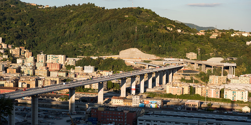 L'inaugurazione del nuovo ponte di Genova