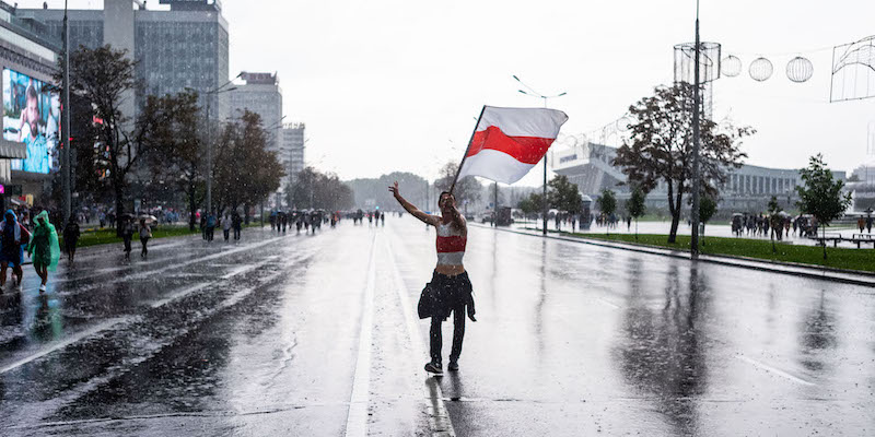 Minsk, Bielorussia, 30 agosto
(Misha Friedman/Getty Images)
