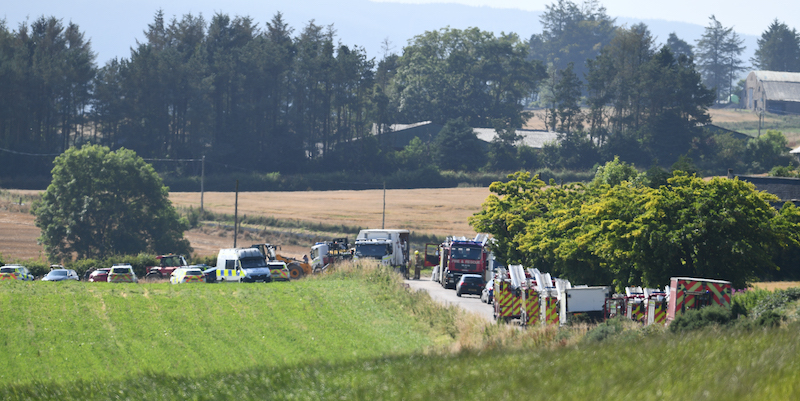 Operazioni di soccorso sul luogo del deragliamento (Jeff J Mitchell/Getty Images)