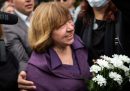 Svetlana Alexievich, leader dell'opposizione bielorussa e premio Nobel per la letteratura, ha lasciato il paese