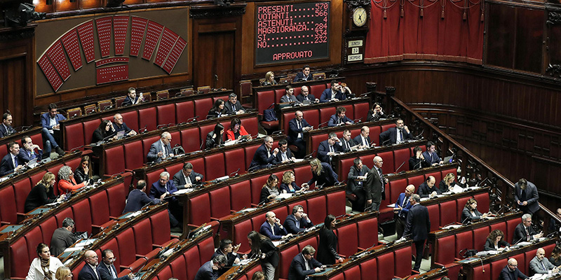 Camera dei Deputati, Roma 23 dicembre 2019 (ANSA/RICCARDO ANTIMIANI)