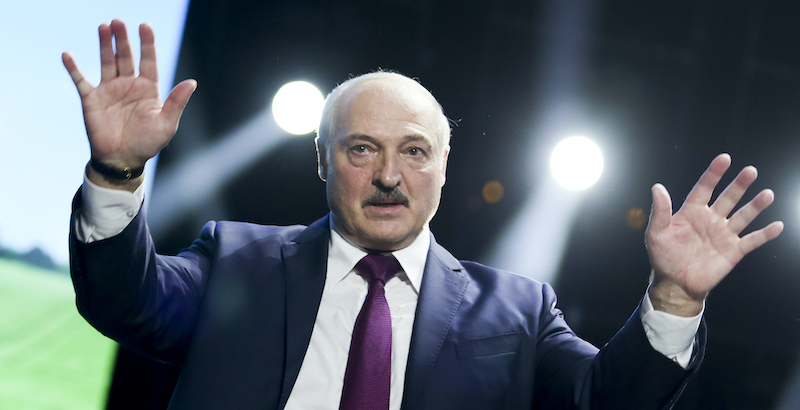 Alexander Lukashenko (TUT.by via AP)