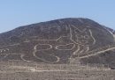 C'è un grosso gatto nelle Linee di Nazca, in Perù