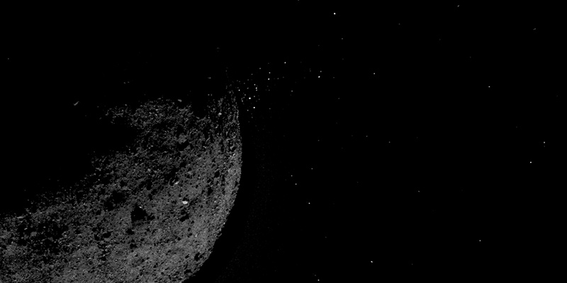 L'asteroide Bennu fotografato dalla sonda OSIRIS-REx (NASA)