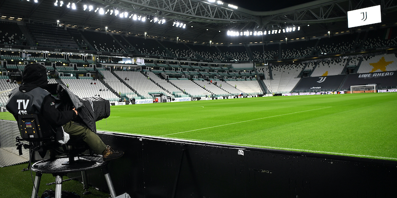 L'Allianz Stadium di Torino domenica sera (Getty Images)