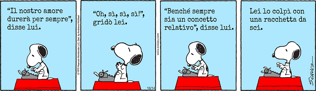 Peanuts 2020 ottobre 14