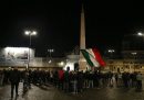 La protesta di Forza Nuova contro il coprifuoco a Roma