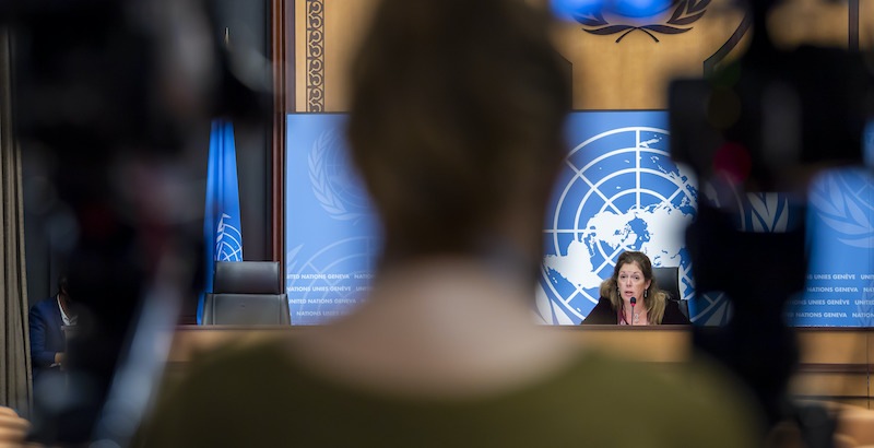 Stephanie Williams, l'inviata dell'ONU in Libia (Martial Trezzini/Keystone via AP)