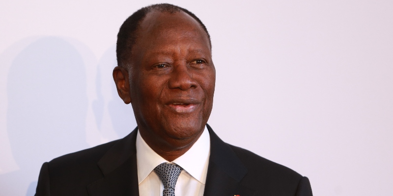 Il presidente della Costa d'Avorio Alassane Ouattara a Berlino, il 30 ottobre 2018 (Christian Marquardt/Getty Images)