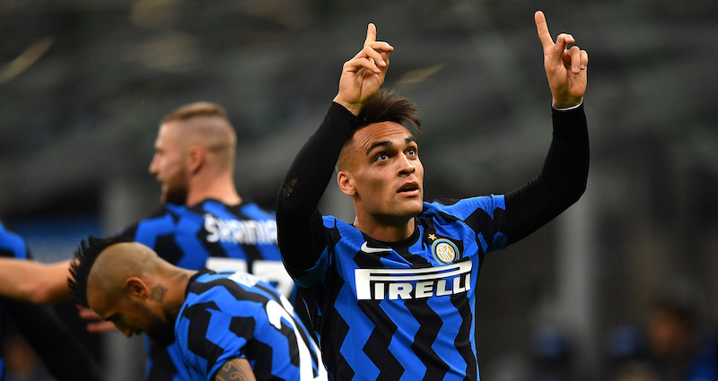 Lautaro Martinez dell'Inter. (Valerio Pennicino/Getty Images)