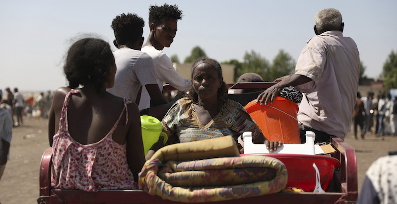 Profughi della regione del Tigrè in Sudan (AP Photo/Marwan Ali)