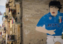La storia dei famosi murales di Maradona a Napoli