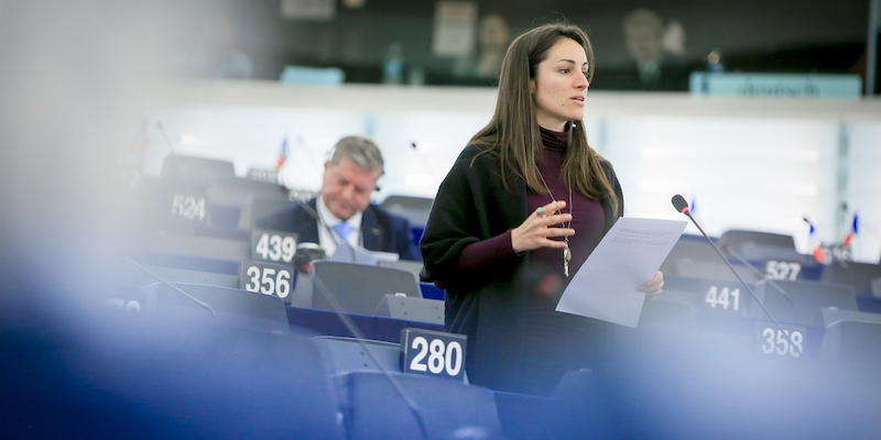 L'ex europarlamentare del M5S, Eleonora Evi (Mathieu CUGNOT/EP)