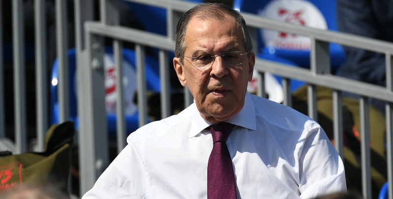 Il ministro degli Esteri russo Sergei Lavrov a Mosca, il 24 giugno 2020 (Ramil Sitdikov-Getty Images)