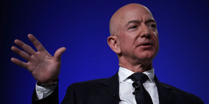Jeff Bezos, il ceo di Amazon (Alex Wong/Getty Images)