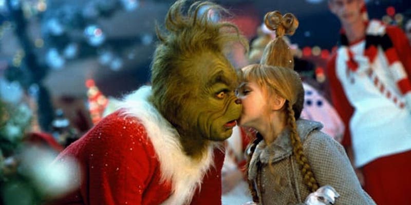 Una scena che trasuda bontà del film "Il Grinch" (2000)