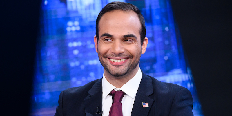 George Papadopoulos, un ex collaboratore a cui Trump ha concesso la grazia, nel 2019 (Noam Galai/Getty Images)