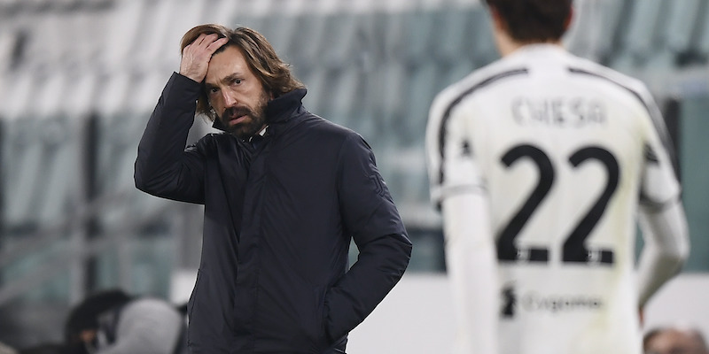 Andrea Pirlo durante Juventus-Fiorentina (LaPresse/Fabio Ferrari)