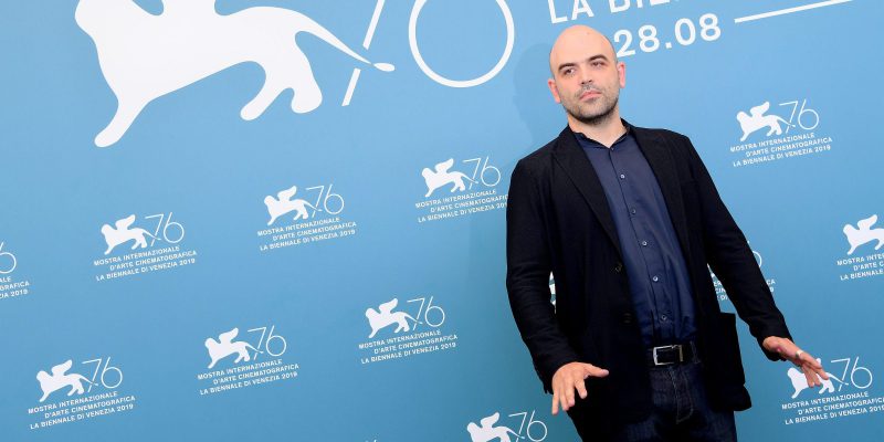 Roberto Saviano alla 76ma Mostra Internazionale d'arte cinematografica di Venezia, il 5 settembre 2019. (Gian Mattia D'Alberto/ LaPresse)