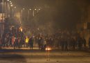 Le proteste notturne in Tunisia