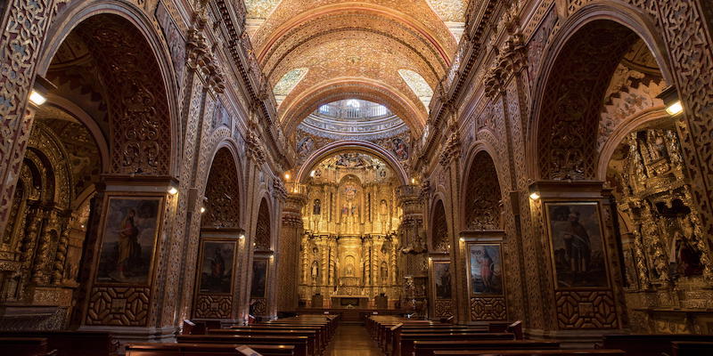 Una chiesa gesuita (EPA/Jose Jacome/Ansa)