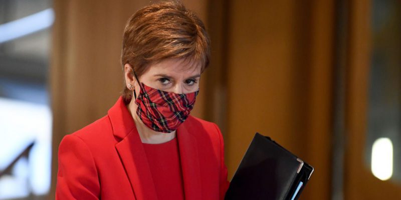 La prima ministra della Scozia, Nicola Sturgeon. (Jeff J Mitchell/ Getty Images)
