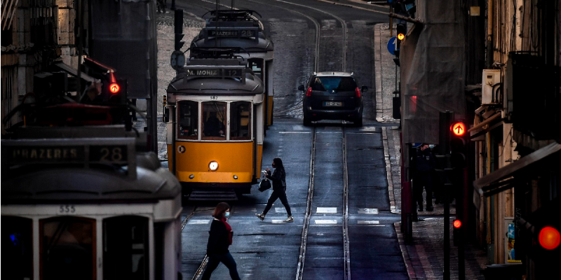 Lisbona, Portogallo, 15 gennaio 2021. (Patricia De Melo Moreira / AFP / ANSA)