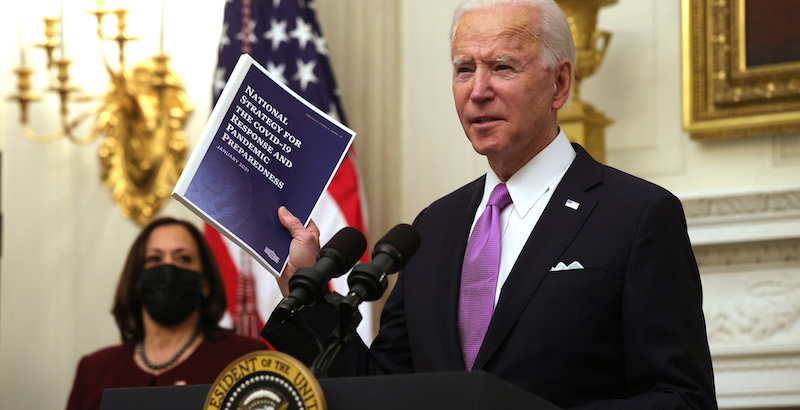 Joe Biden e Kamala Harris (Alex Wong/Getty Images)