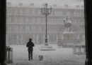 Le foto dell'eccezionale nevicata a Madrid